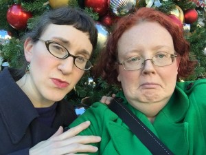 me and Sarah Lilius- concerned